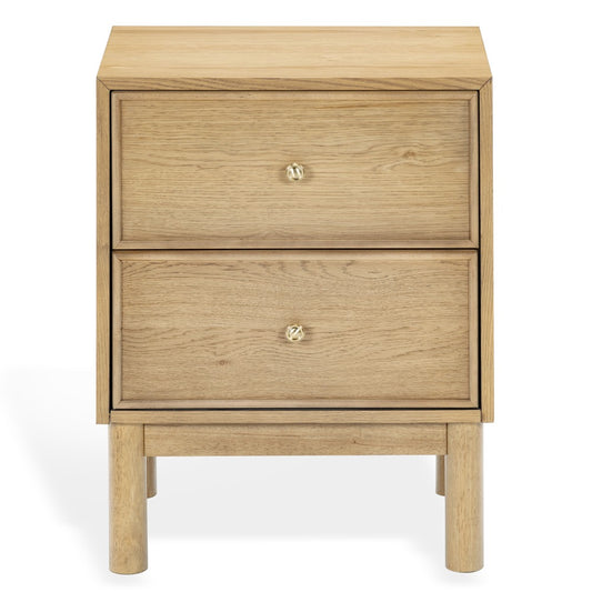 Safavieh - Orion 2 Drawer Wood Nightstand / Brown Oak - SFV2246B view 1