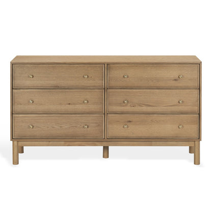 Safavieh - Orion 6 Drawer Wood Dresser / Brown Oak - SFV2247B view 1