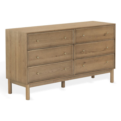 Safavieh - Orion 6 Drawer Wood Dresser / Brown Oak - SFV2247B view 3
