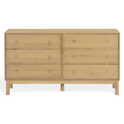 Safavieh - Orion 6 Drawer Wood Dresser / Greige Oak - SFV2247A view 1