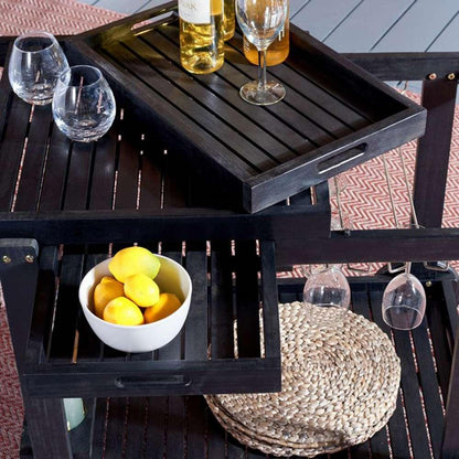 Safavieh - Orland Tea Trolly - Black - PAT7010D veiw 2