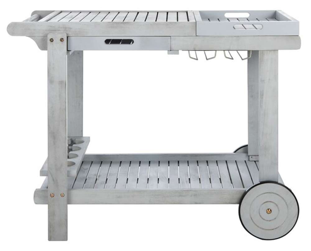 Safavieh - Orland Tea Trolly - Grey - PAT7010B veiw 1