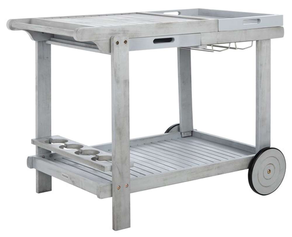 Safavieh - Orland Tea Trolly - Grey - PAT7010B veiw 3