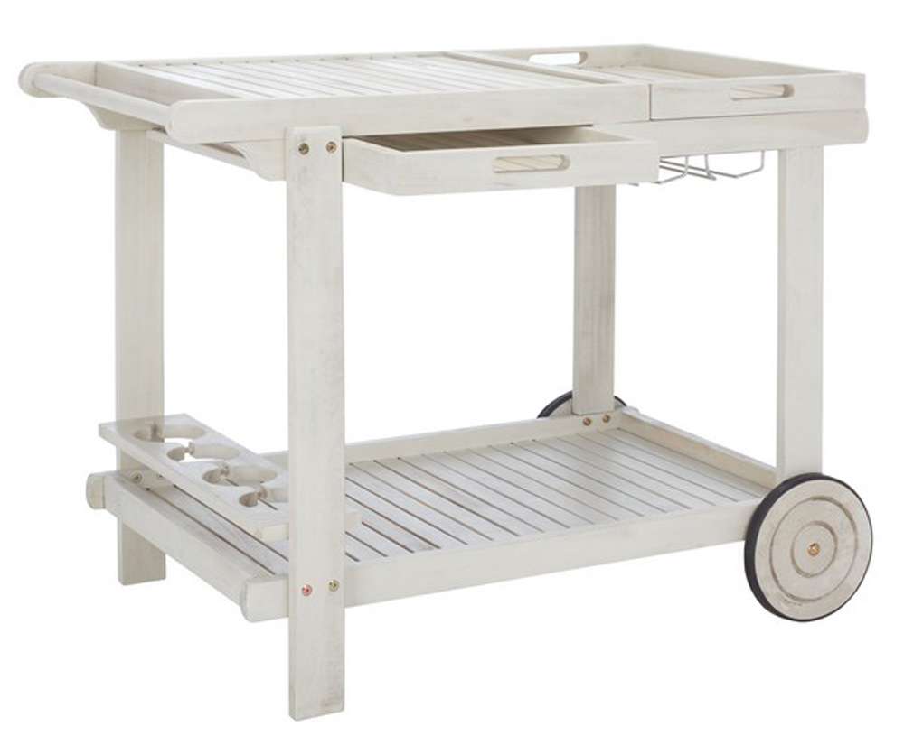 Safavieh - Orland Tea Trolly - White - PAT7010C veiw 4