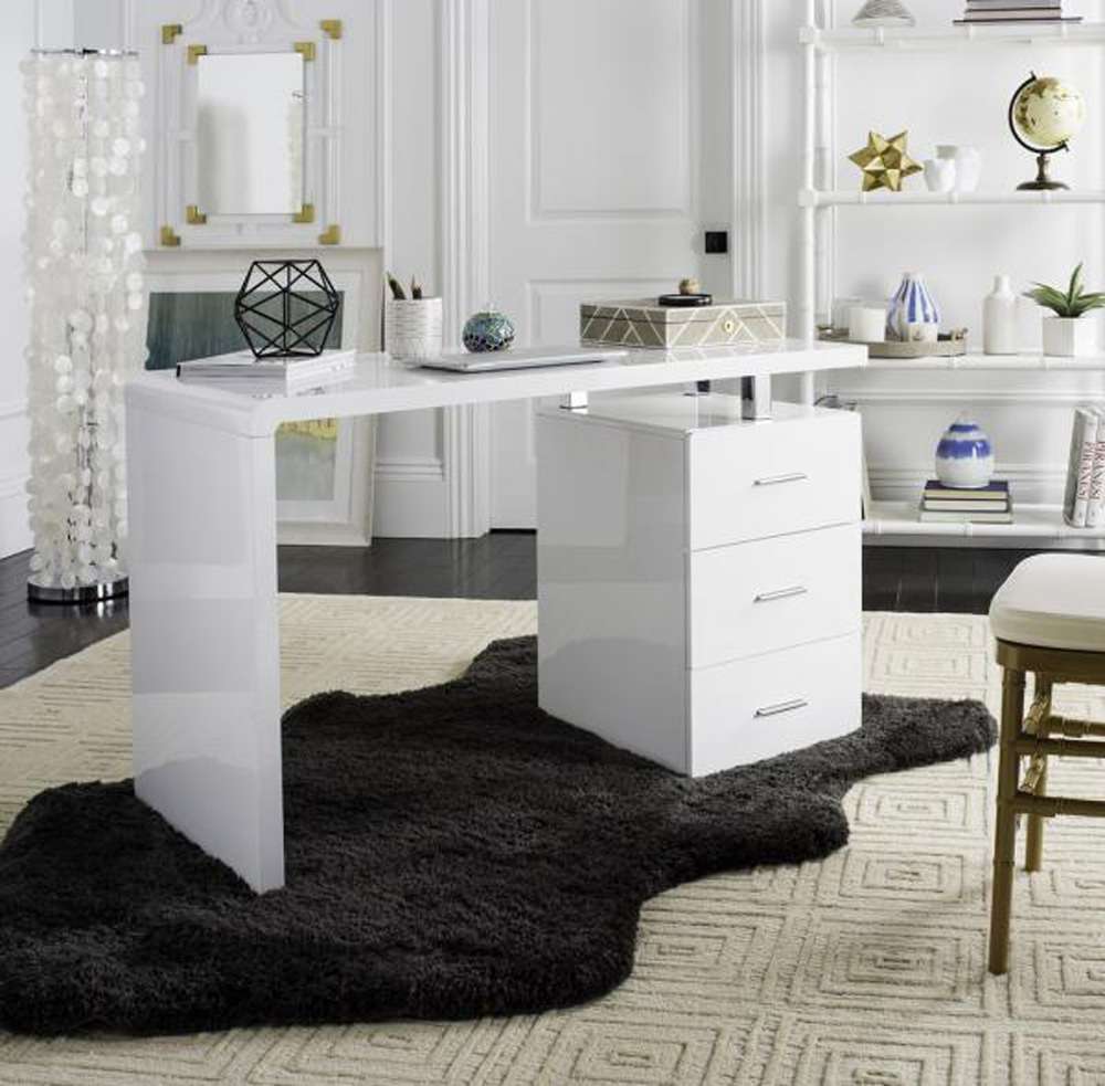 Safavieh - Orrin Desk - White - FOX2235A veiw 3