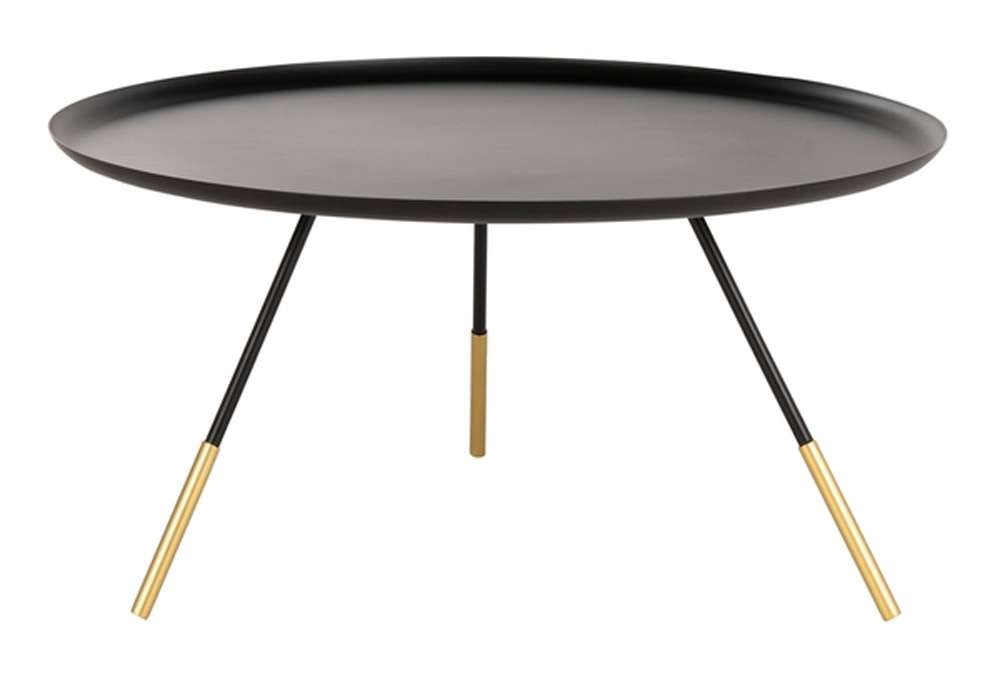 Safavieh - Orson Coffee Table W/ Gold Cap - Black - Gold - FOX4525A veiw 1