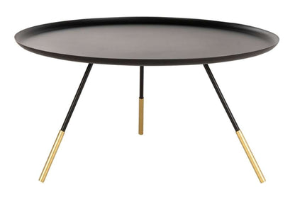 Safavieh - Orson Coffee Table W/ Gold Cap - Black - Gold - FOX4525A veiw 1