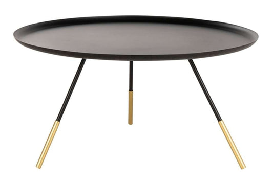 Safavieh - Orson Coffee Table W/ Gold Cap - Black - Gold - FOX4525A veiw 1