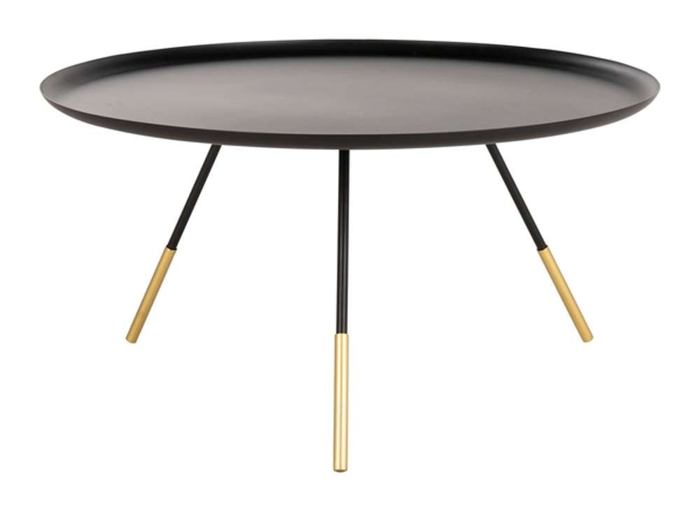 Safavieh - Orson Coffee Table W/ Gold Cap - Black - Gold - FOX4525A veiw 3