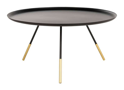 Safavieh - Orson Coffee Table W/ Gold Cap - Black - Gold - FOX4525A veiw 3