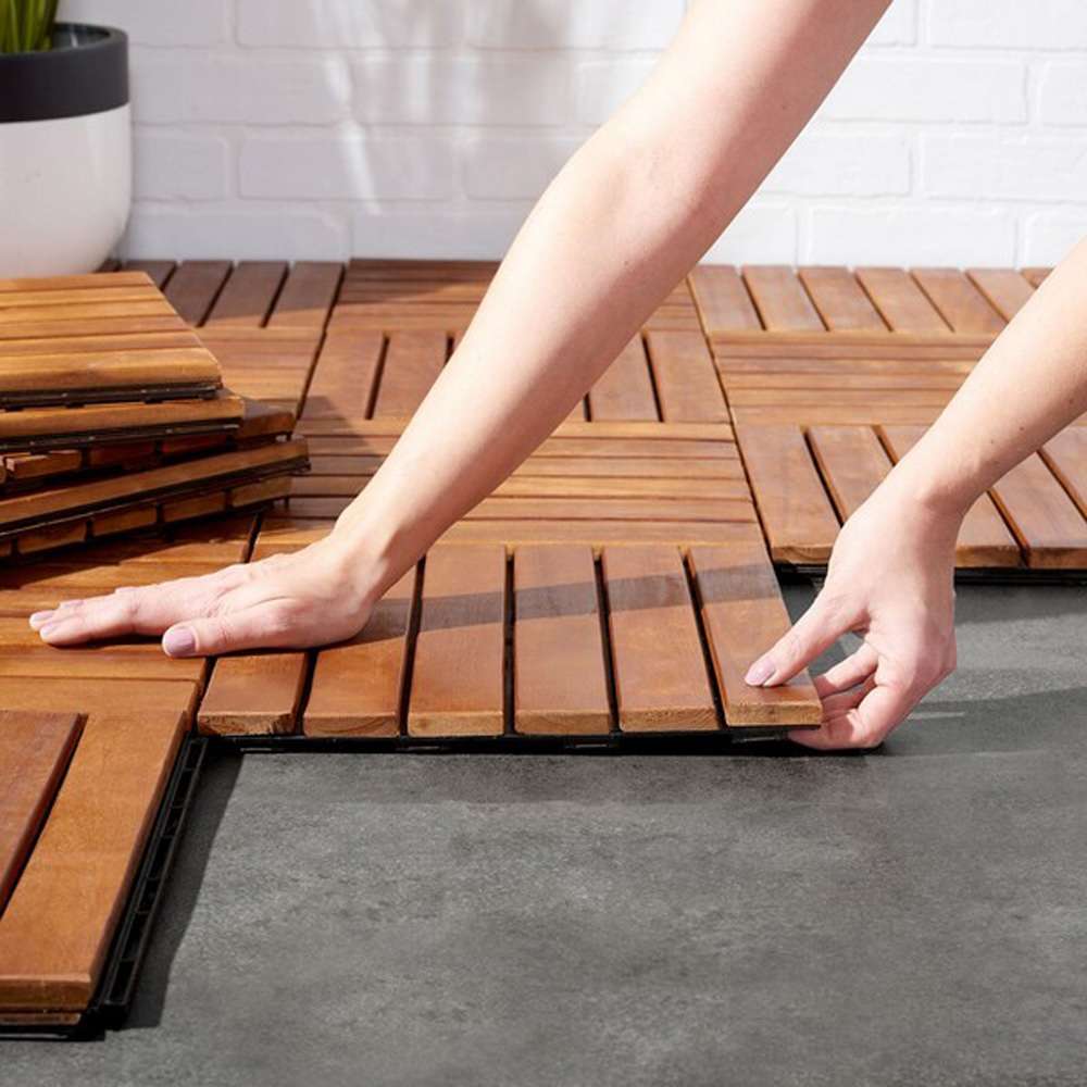 Safavieh - Osaka Wooden Floor Tile - Natural - PAT7906A veiw 2