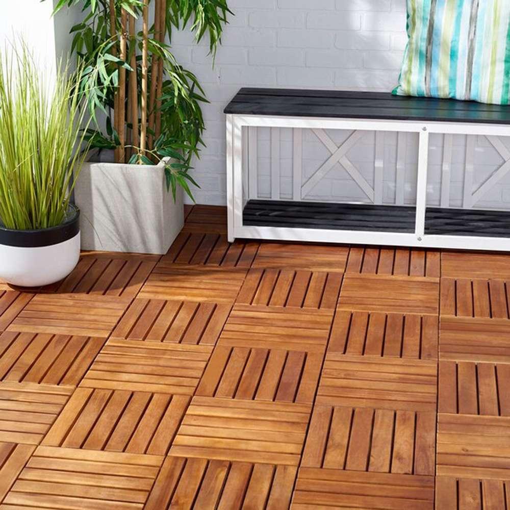 Safavieh - Osaka Wooden Floor Tile - Natural - PAT7906A veiw 3