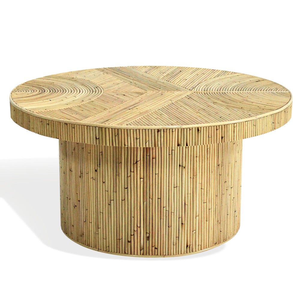 Safavieh - Oswald Rattan Round Coffee Table / Natural - CWK4008A view 2