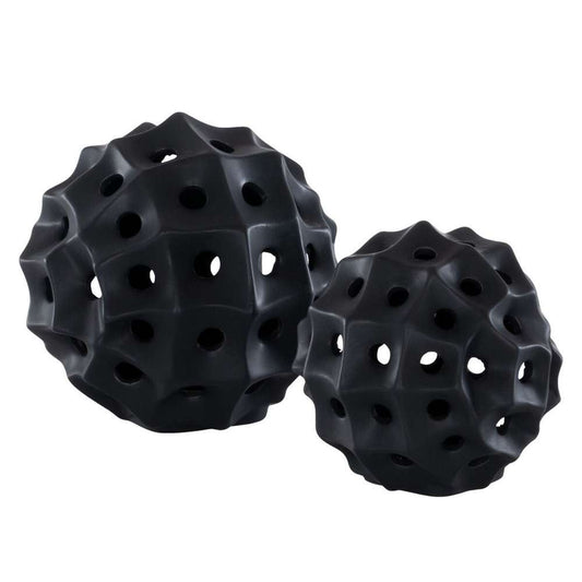 Safavieh - Ovis Ceramic Vase - Black  (Set of 2) - RDC4019C-SET2 veiw 1