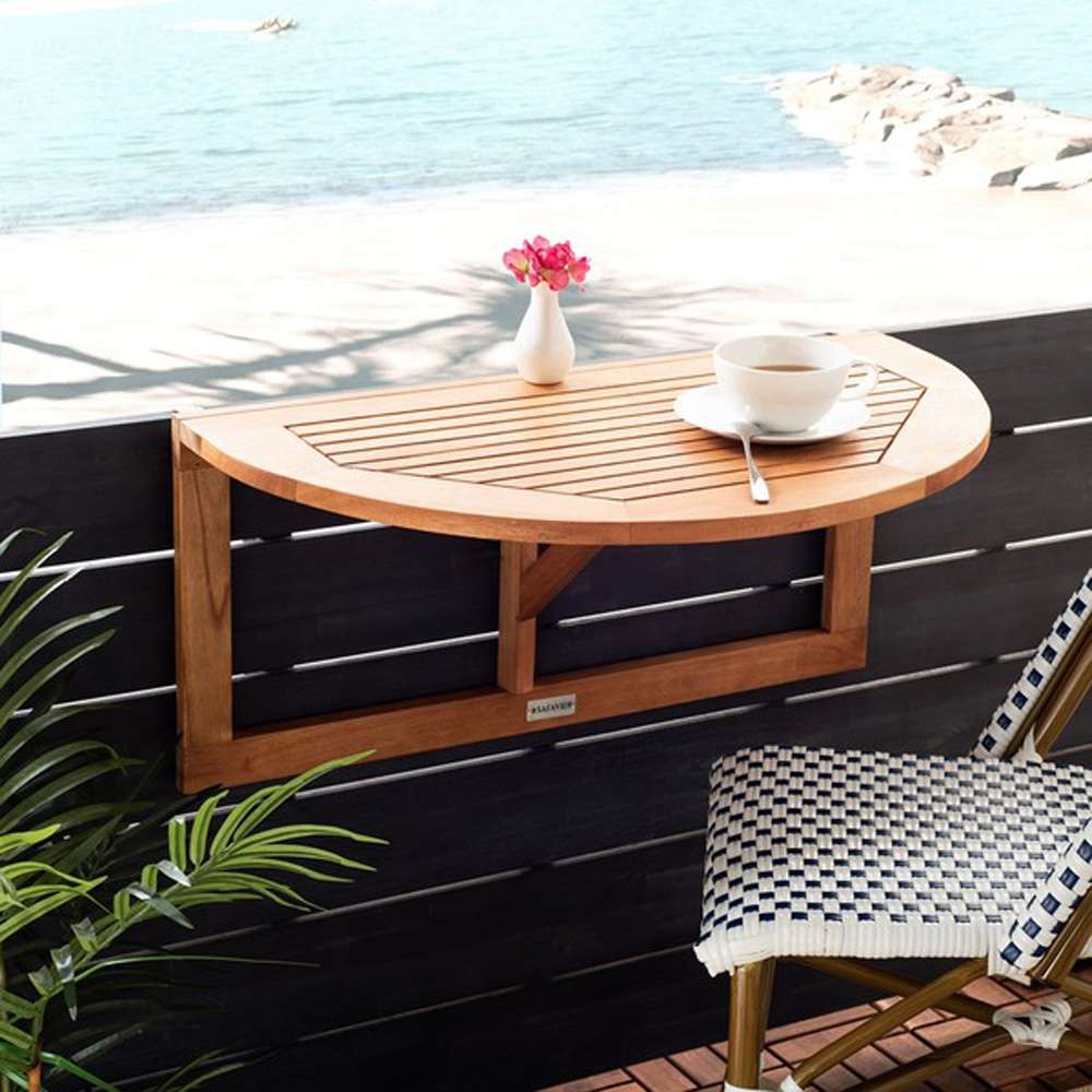 Safavieh - Owens Balcony Half Table - Natural - PAT7045A veiw 2