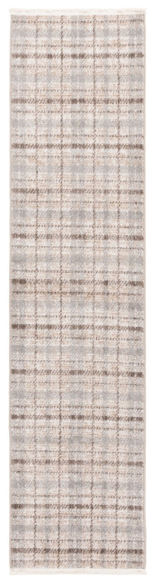 Safavieh - Oxford Plaids 304G Grey / Beige - 2" X 12" - OXP304G-212 view 1