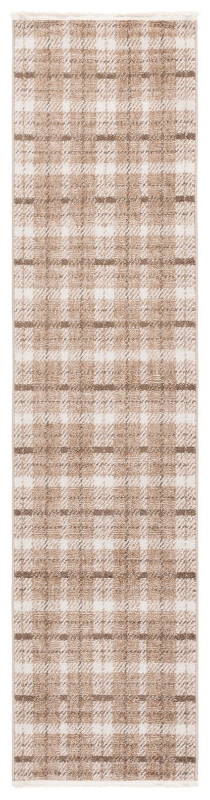 Safavieh - Oxford Plaids 304T Beige / Brown - 2" X 10" - OXP304T-210 view 1