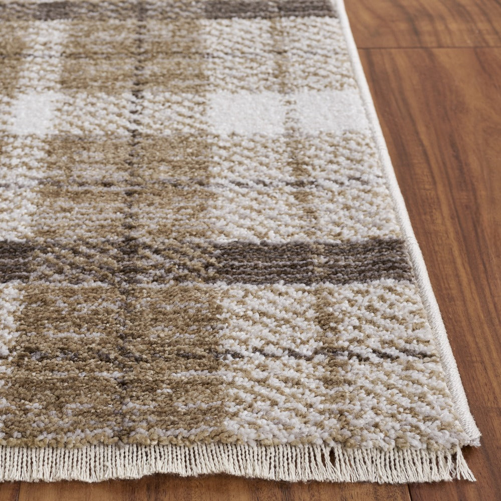 Safavieh - Oxford Plaids 304T Beige / Brown - 2" X 10" - OXP304T-210 view 2