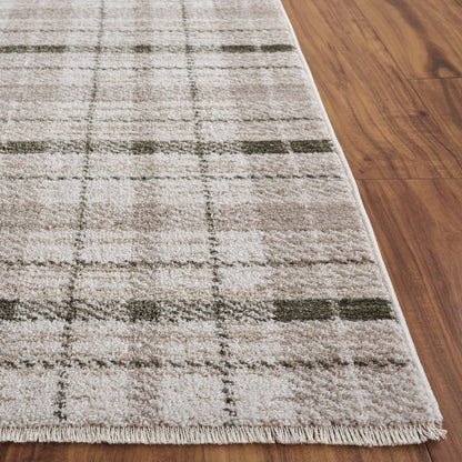 Safavieh - Oxford Plaids 304Y Beige / Green - 2" X 12" - OXP304Y-212 view 2