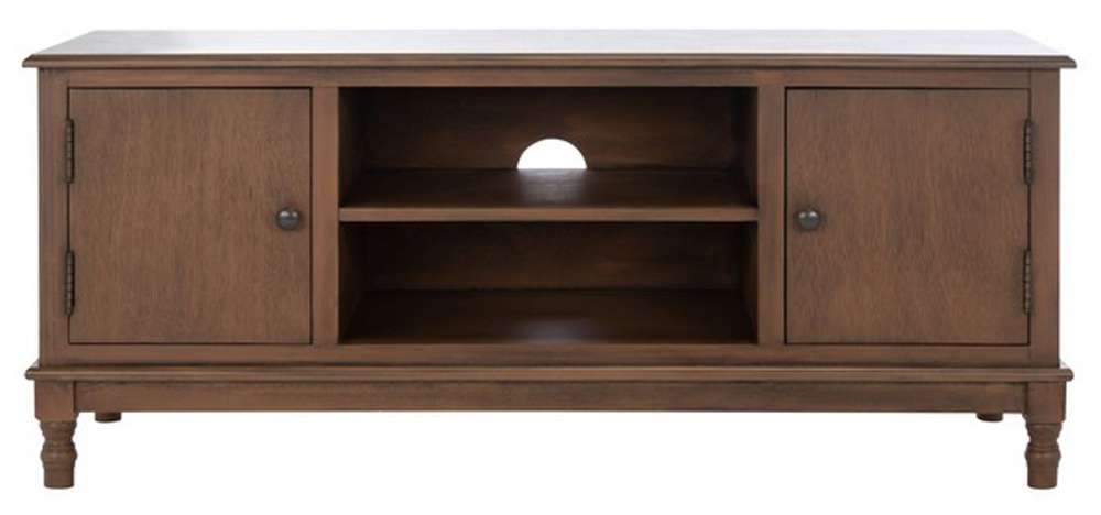 Safavieh - Ozark 2 Door 1 Shelf Media Stand - Brown - MED5700C veiw 1