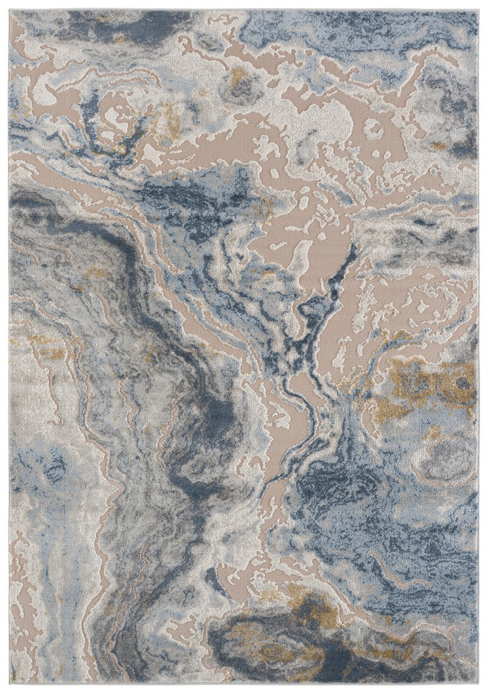 Safavieh - Palma 374F Grey_Teal - 8" X 10" - PAM374F-8 view 1