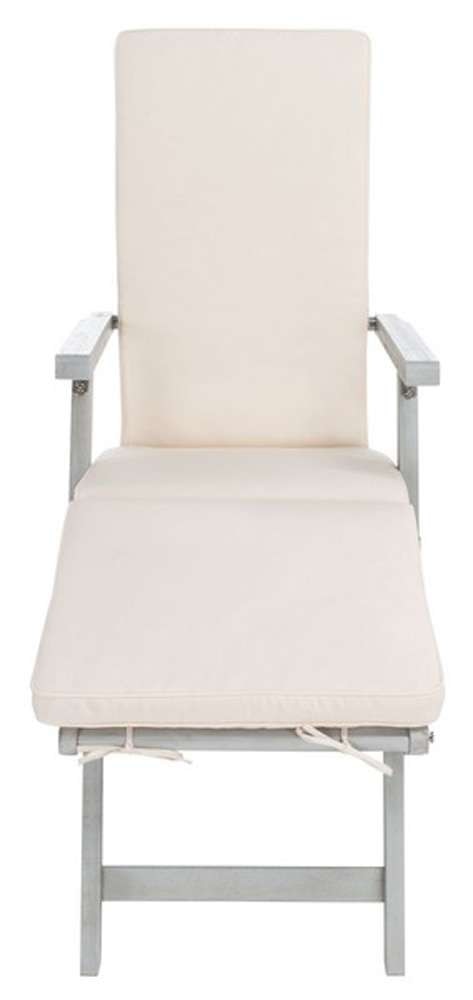 Safavieh - Palmdale Lounge Chair - Grey - Beige - PAT7015D veiw 1