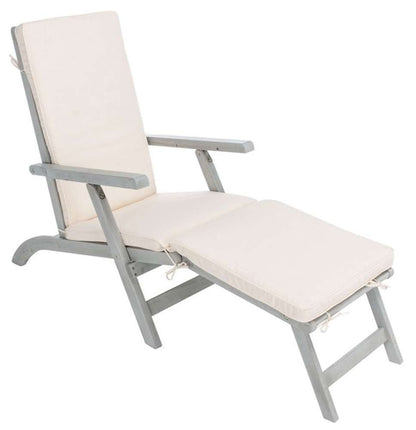 Safavieh - Palmdale Lounge Chair - Grey - Beige - PAT7015D veiw 4