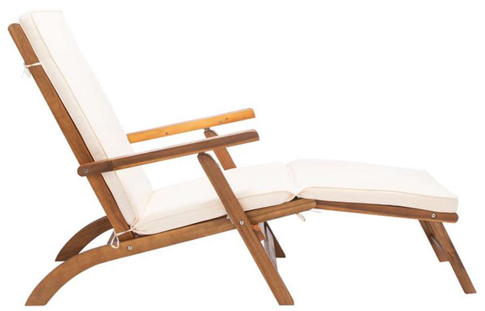 Safavieh - Palmdale Lounge Chair - Natural - Beige - PAT7015C veiw 3