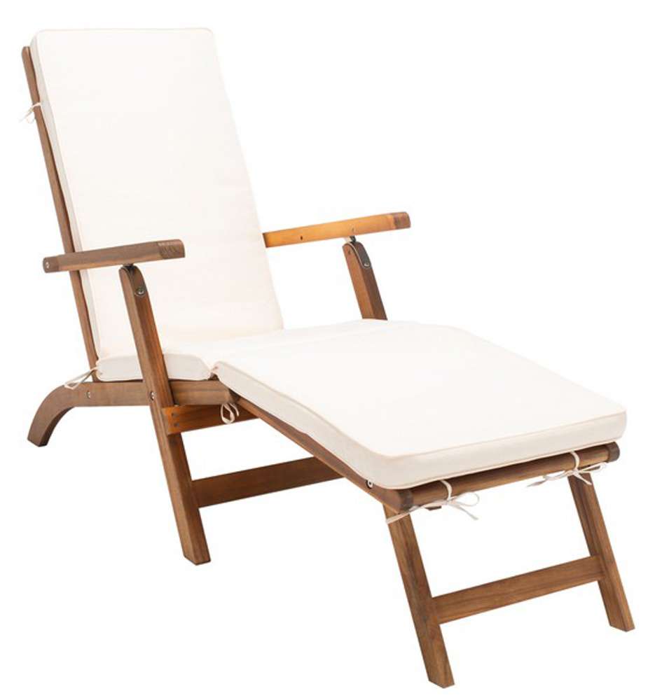 Safavieh - Palmdale Lounge Chair - Natural - Beige - PAT7015C veiw 4