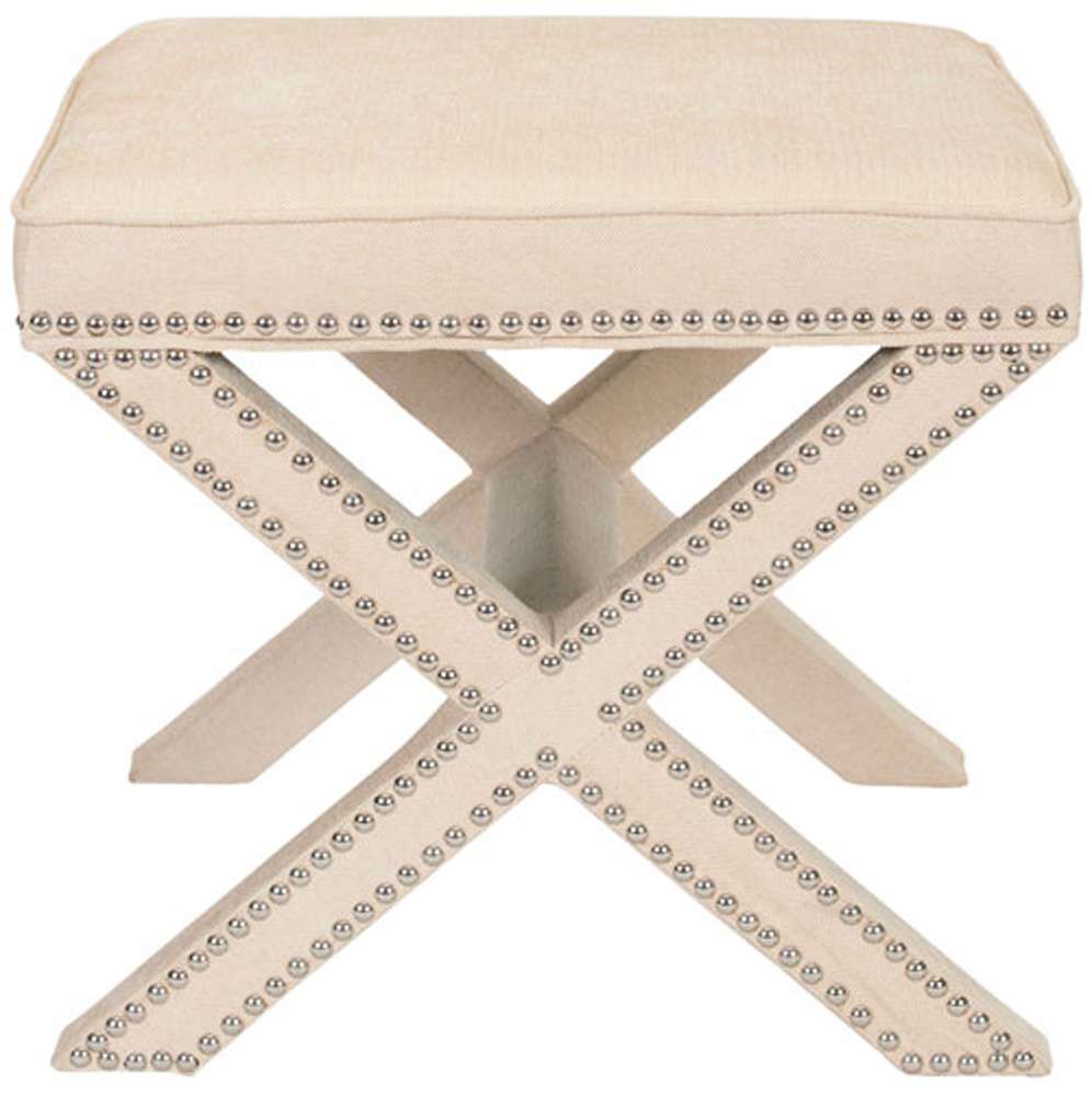 Safavieh - Palmer Ottoman - Taupe - MCR4589A veiw 1