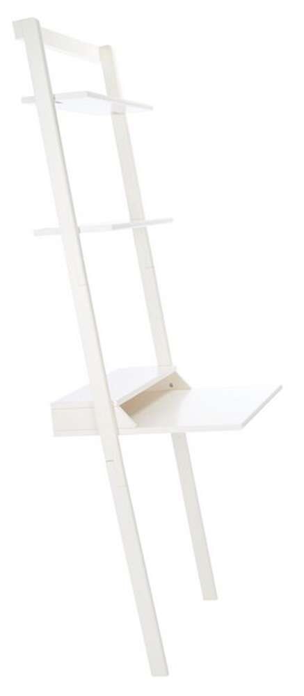 Safavieh - Pamella 2 Shelf Leaning Desk - White - DSK9400B veiw 4