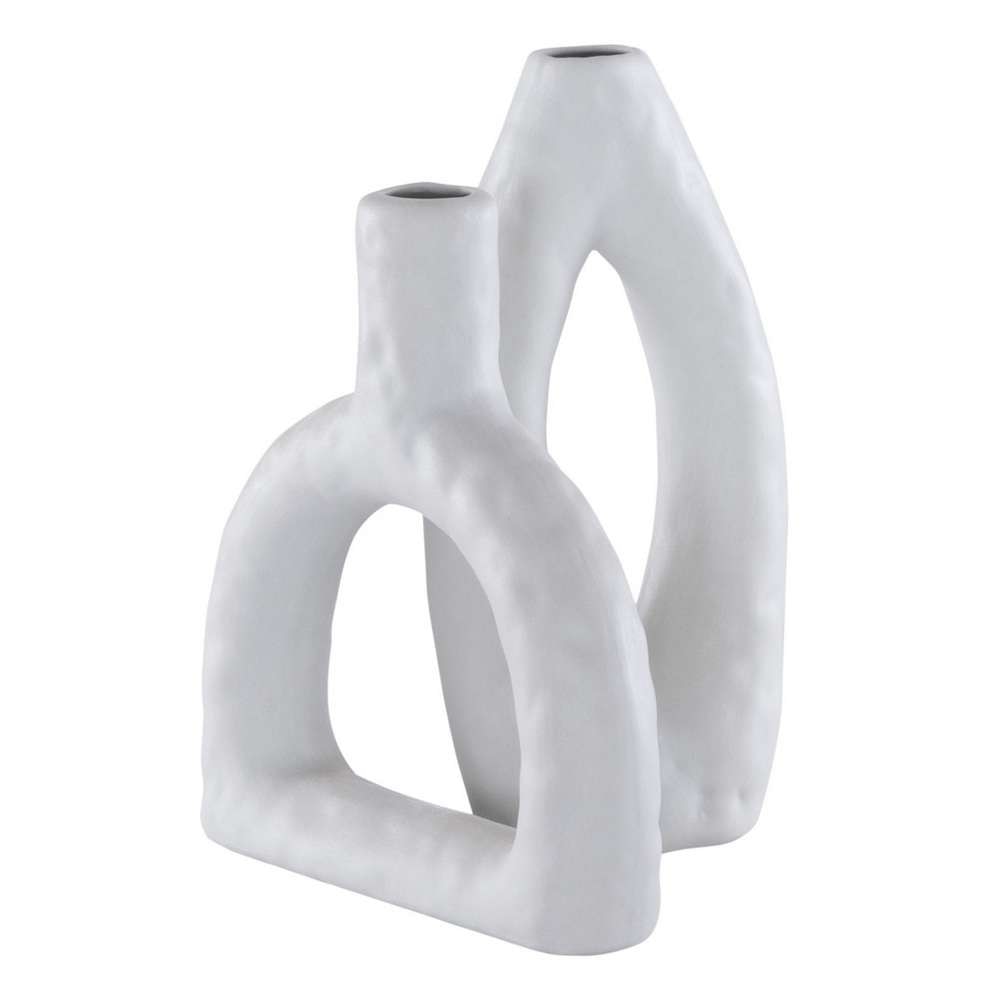 Safavieh - Paolette Ceramic Vase - Stone Grey   (Set of 2) - RDC4011A-SET2 veiw 1