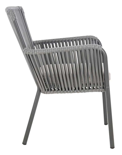 Safavieh - Paolo Rope Chair - Grey  (Set of 2) - PAT4024A-SET2 veiw 4