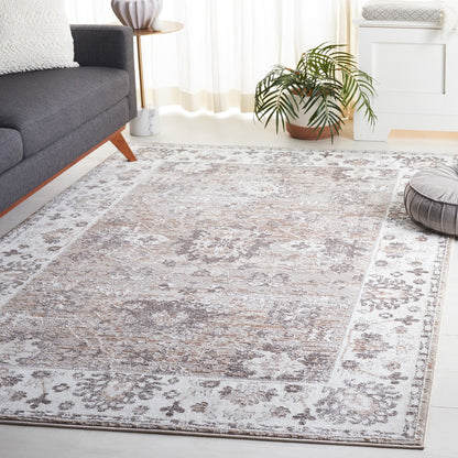 Safavieh - Parker 104E Taupe / Ivory Grey - 9" X 12" - PRK104E-9 view 2