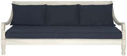 Safavieh - Pasadena Day Bed - Antique White - Navy - PAT6724D veiw 1