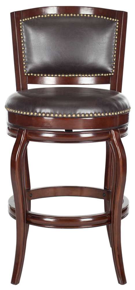 Safavieh - Pasquale Barstool - Brown - FOX7011A veiw 1