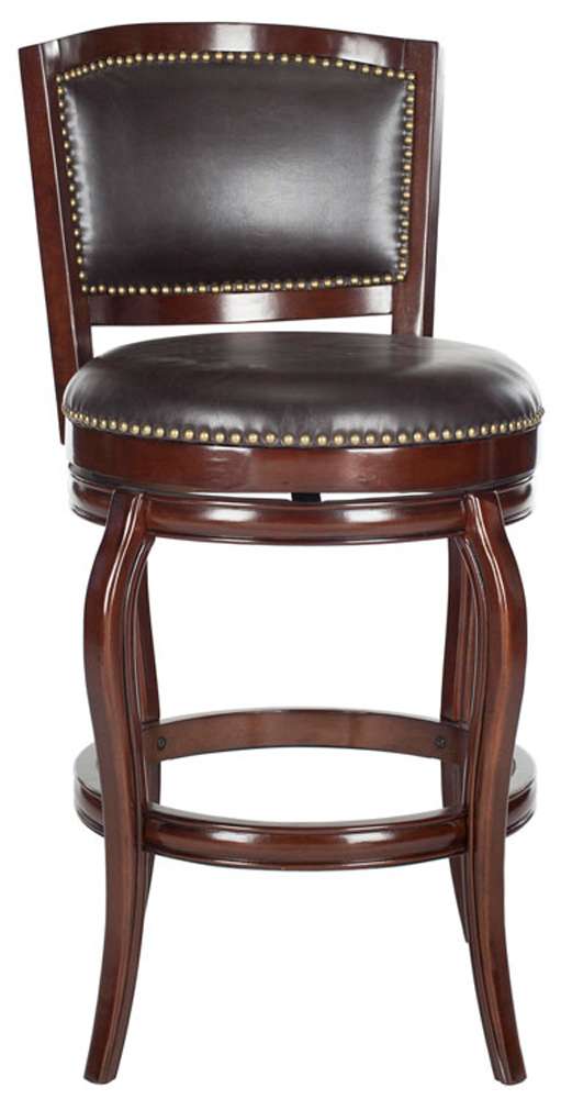 Safavieh - Pasquale Barstool - Brown - FOX7011A veiw 3