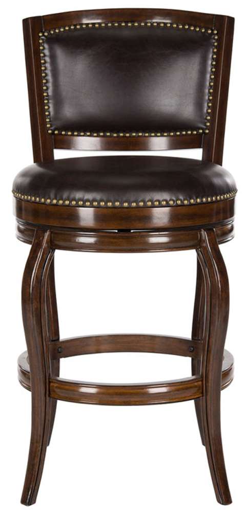 Safavieh - Pasquale Barstool - Brown - FOX7011B veiw 1
