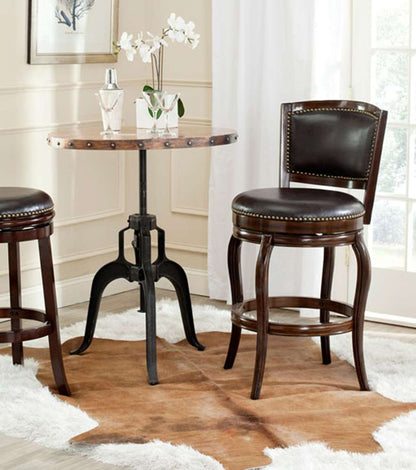 Safavieh - Pasquale Barstool - Brown - FOX7011B veiw 2