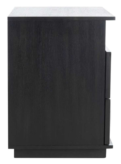 Safavieh - Couture - Patty 2 Drawer Nightstand - Black - SFV7207A veiw 4