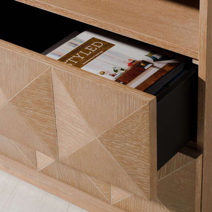 Safavieh - Couture - Patty 2 Drawer Nightstand - Natural - SFV7207C veiw 2