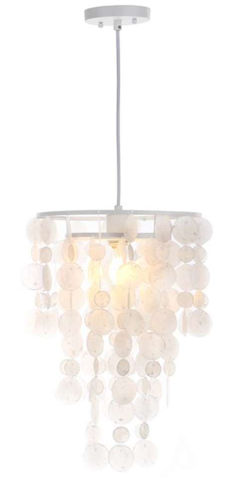Safavieh - Pearl Capiz Pendant Lamp - White - LIT4480A veiw 1