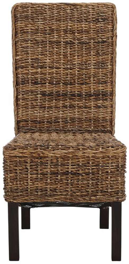 Safavieh - Pembrooke Side Chair - Banana Natural - Dark Brown  (Set of 2) - FOX6520A-SET2 veiw 1