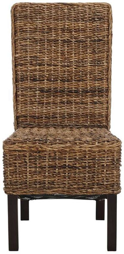 Safavieh - Pembrooke Side Chair - Banana Natural - Dark Brown  (Set of 2) - FOX6520A-SET2 veiw 1