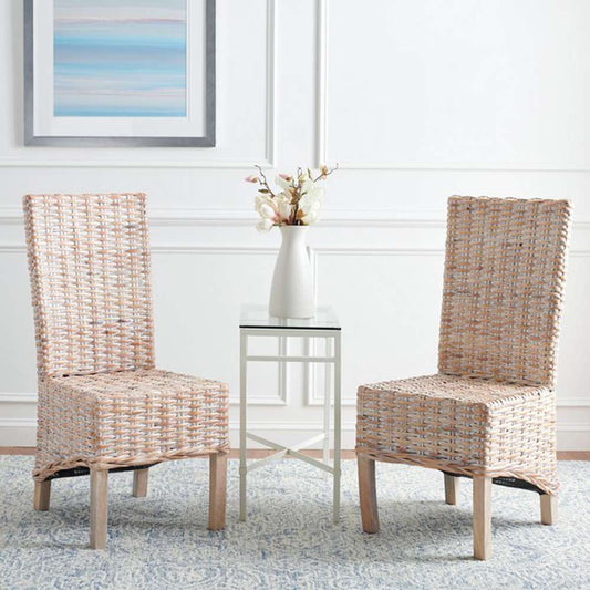 Safavieh - Pembrooke Side Chair - White Washed  (Set of 2) - FOX6520C-SET2 veiw 2