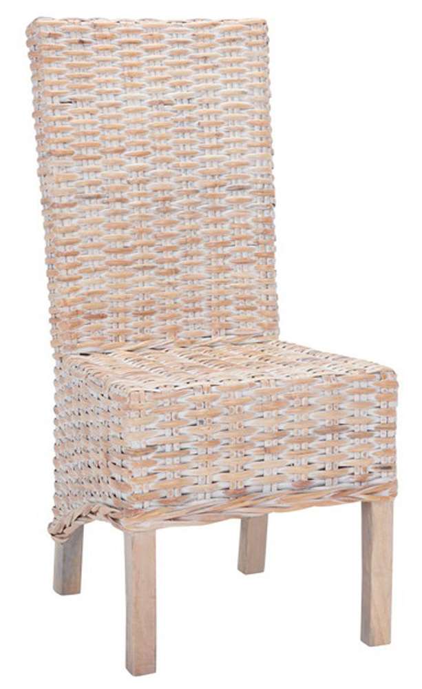 Safavieh - Pembrooke Side Chair - White Washed  (Set of 2) - FOX6520C-SET2 veiw 3