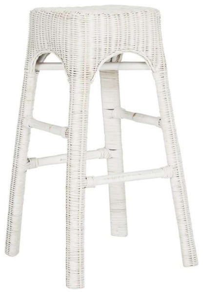 Safavieh - Percy Wicker Counterstool - Distressed White  - WIK6501A veiw 3