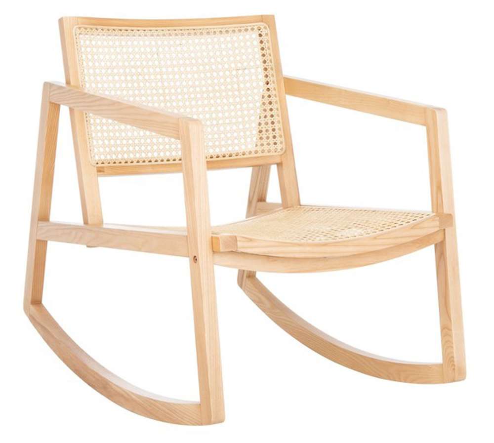 Safavieh - Couture - Perth Rattan Rocking Chair - Natural - SFV4103B veiw 3