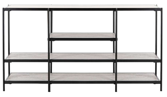 Safavieh - Petra 3 Tier Console Table - Beige - Black - CNS6204A veiw 1