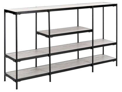Safavieh - Petra 3 Tier Console Table - Beige - Black - CNS6204A veiw 3